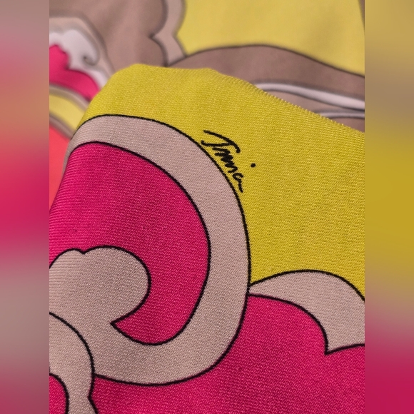 LAST CALL🍂 Trina Turk Mod psychedelic Pucci print colorful dress stretchy - Picture 10 of 14